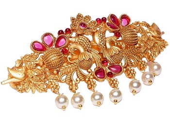 Gold Hairclip Jewellery