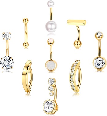 Gold Piercing Jewellery