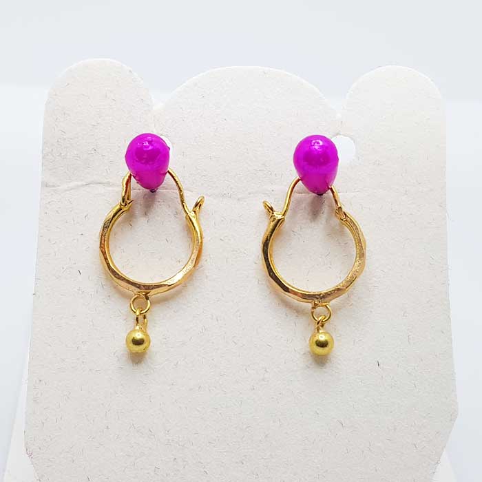 Short Balliya Earrings With Die