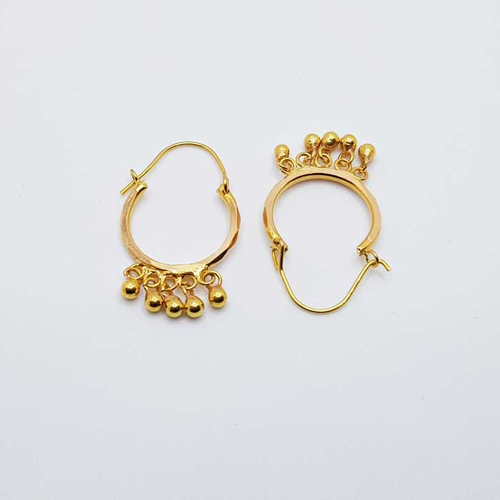 New Gold Balliya Earrings For Ladies