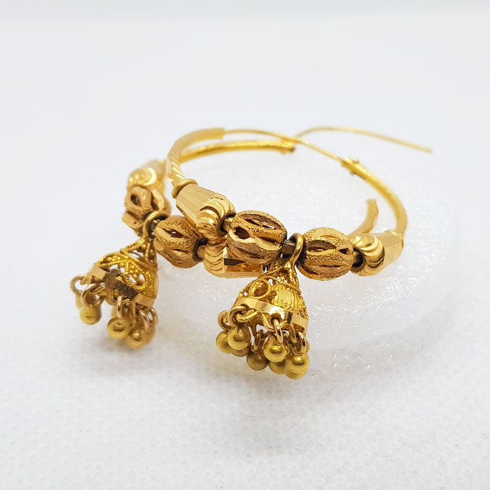 Pure Gold Balliyan with Jhumki