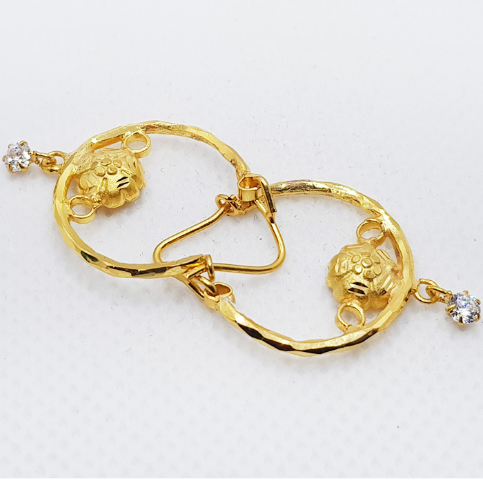 Beautiful Gold Earrings Baliyan For Ladies