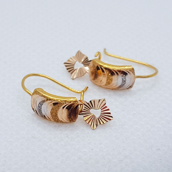 Gold Earrings For Girls Without Stone Gold Jhumki