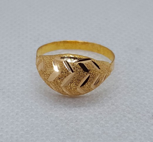 Without Stone Pure Gold Ladies Ring