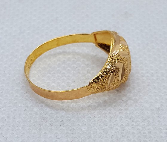 Without Stone Pure Gold Ladies Ring