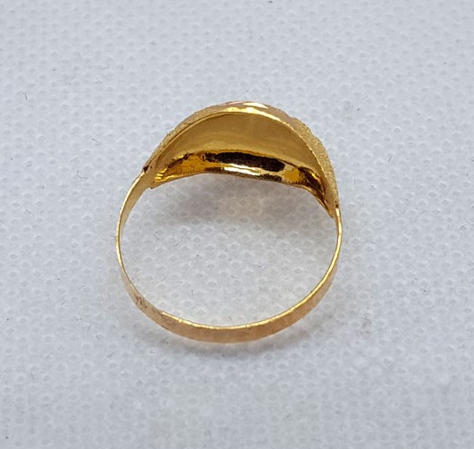 Without Stone Pure Gold Ladies Ring