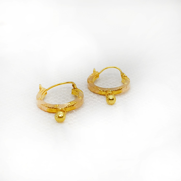 Jhumki Gold Earrings Baliyan For Women