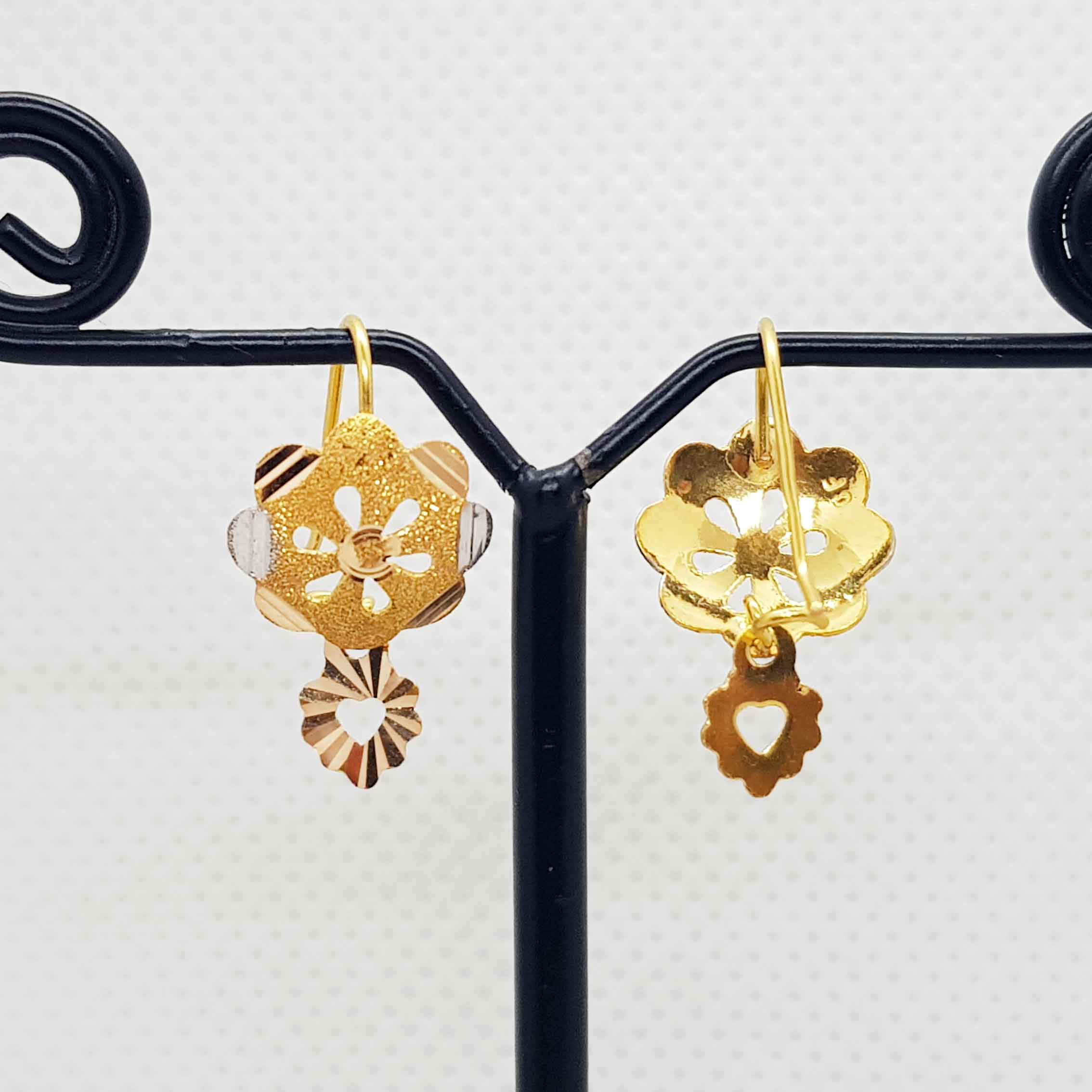 Lite Weight Gold Earrings For Women