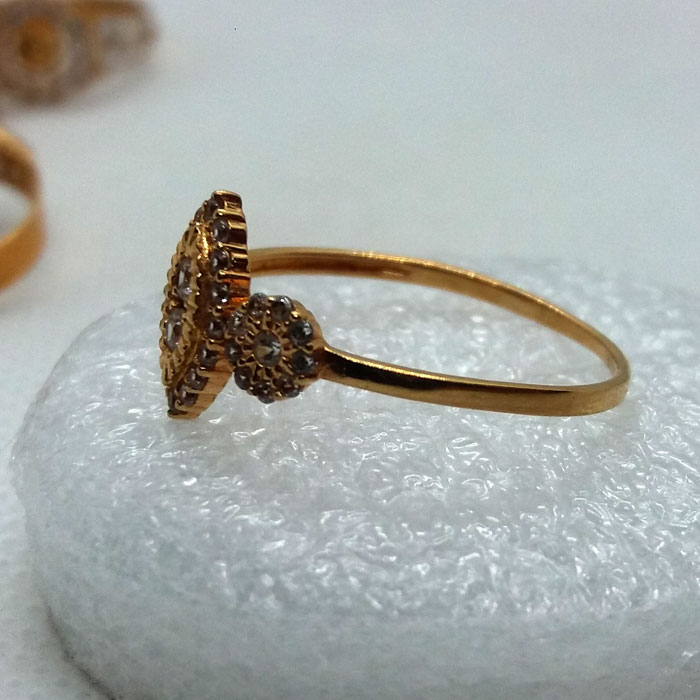 Simple Bridal Gold Rings