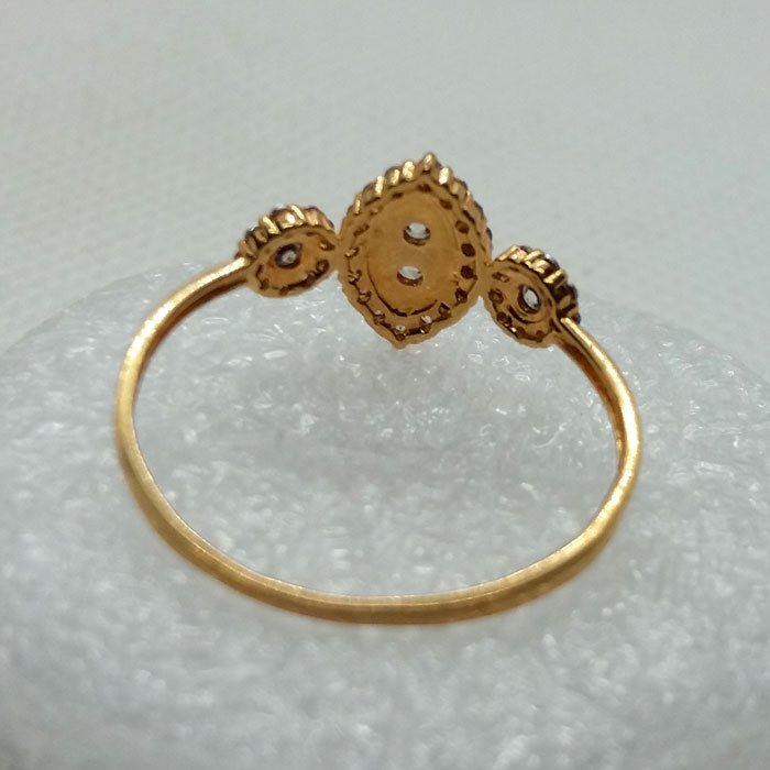 Simple Bridal Gold Rings