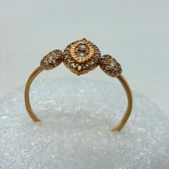 Simple Bridal Gold Rings