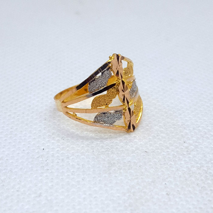 Leaf Shape Bridal Ring