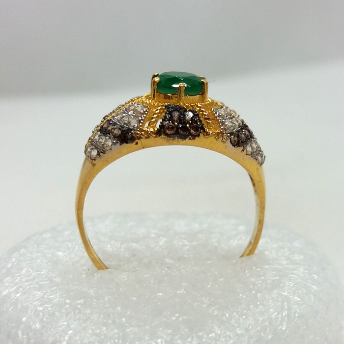 Puregold Emerald Green Gold Rings