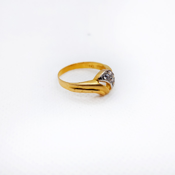 Simple Gold Ring For Ladies