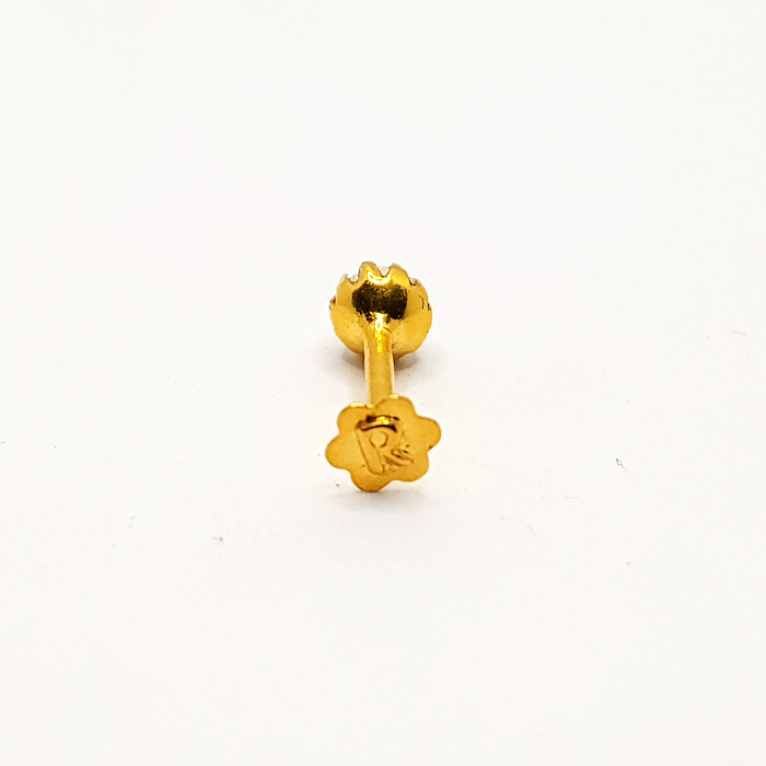Pearl Stone Gold Nose Pin