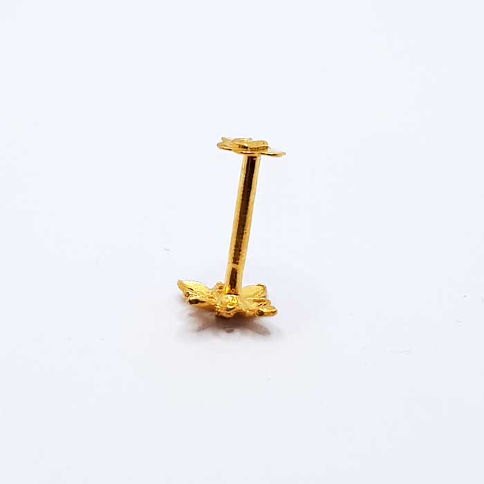 Star Shape Gold Nose Pin For Girls