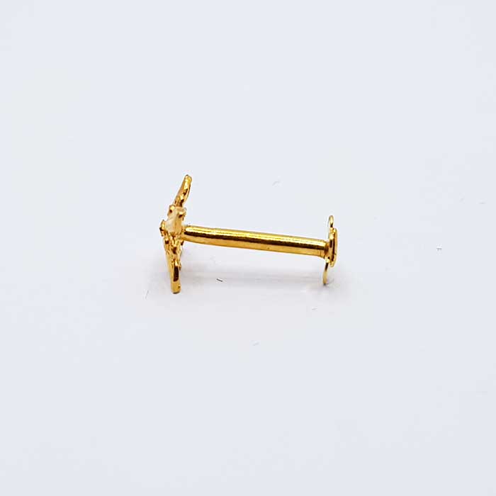 Star Shape Gold Nose Pin For Girls