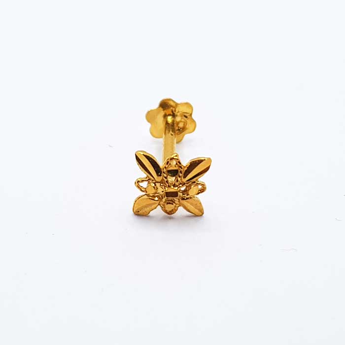 Star Shape Gold Nose Pin For Girls