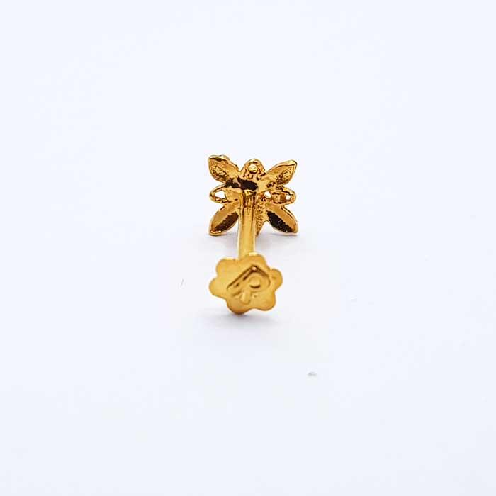 Star Shape Gold Nose Pin For Girls