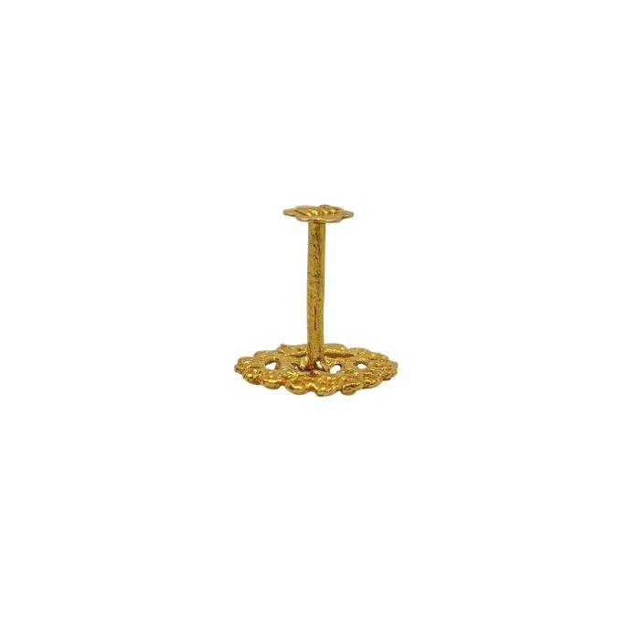 Round Gold Nose Pin For Girls