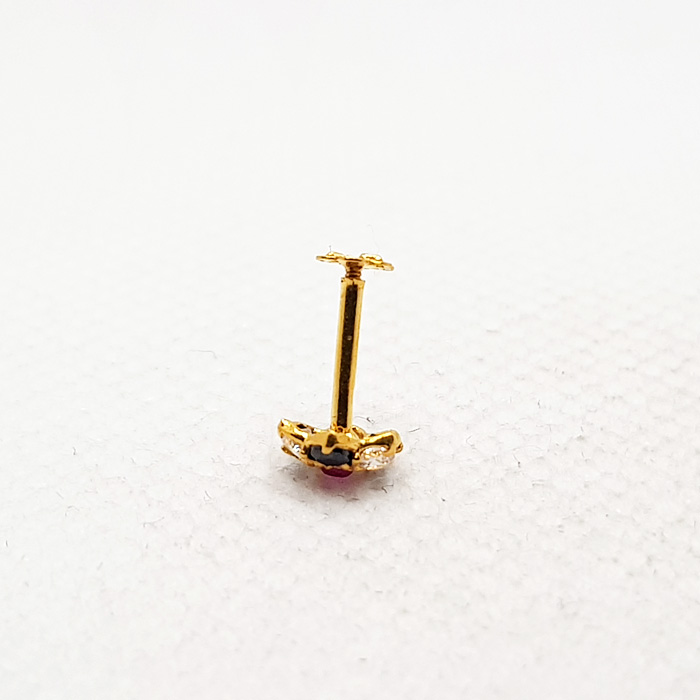 Gold Nose Pin For Girls