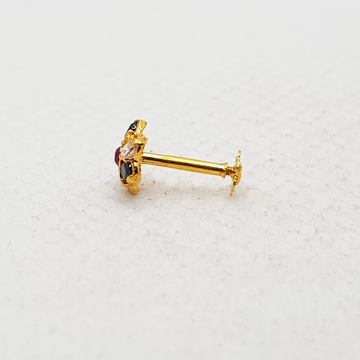 Gold Nose Pin For Girls