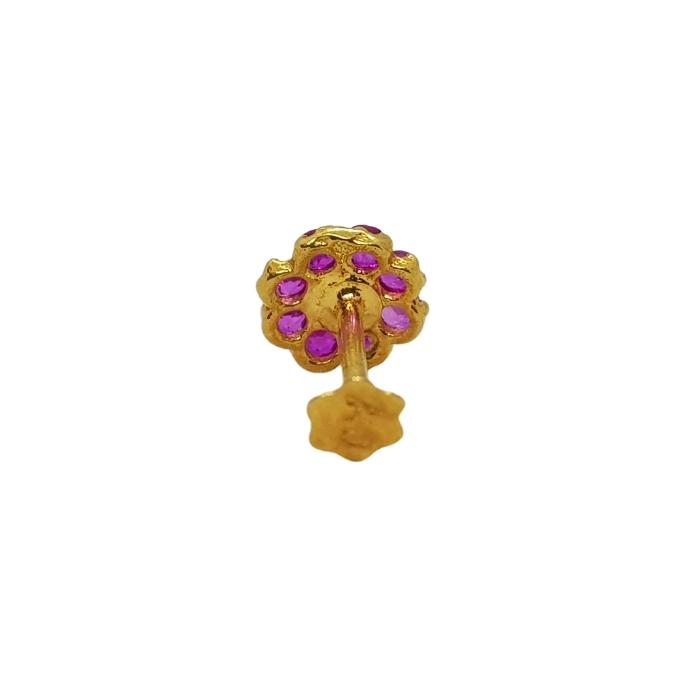 Funky Gold Nose Pin For Girls