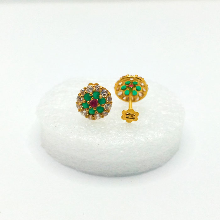 Gold Tops in Green Stone