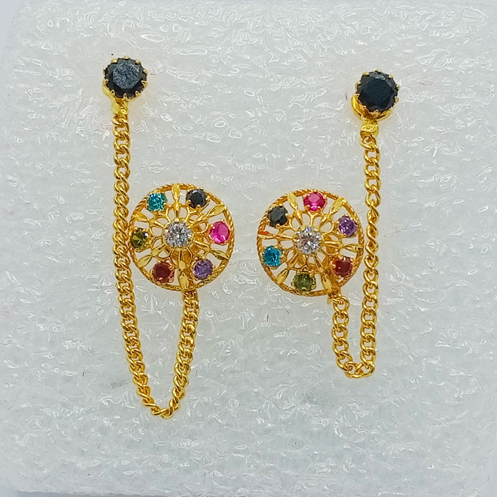 Navaratna Gold Tops with Chain