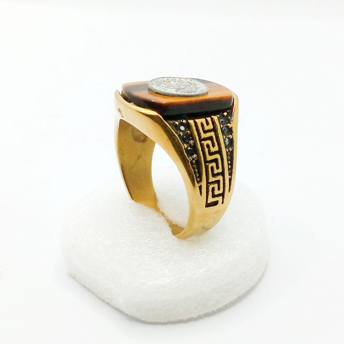 Unique Italian Silver Ring for Men