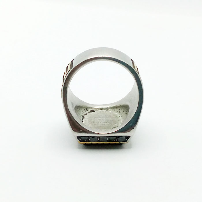 Designing  Italian Silver Ring for Boys