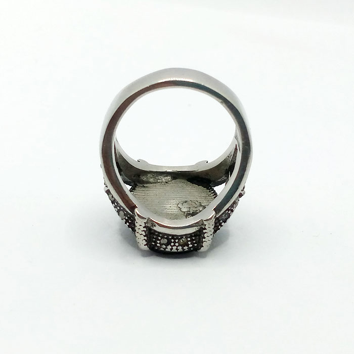 New Style Italian Silver Ring With Stone for Men