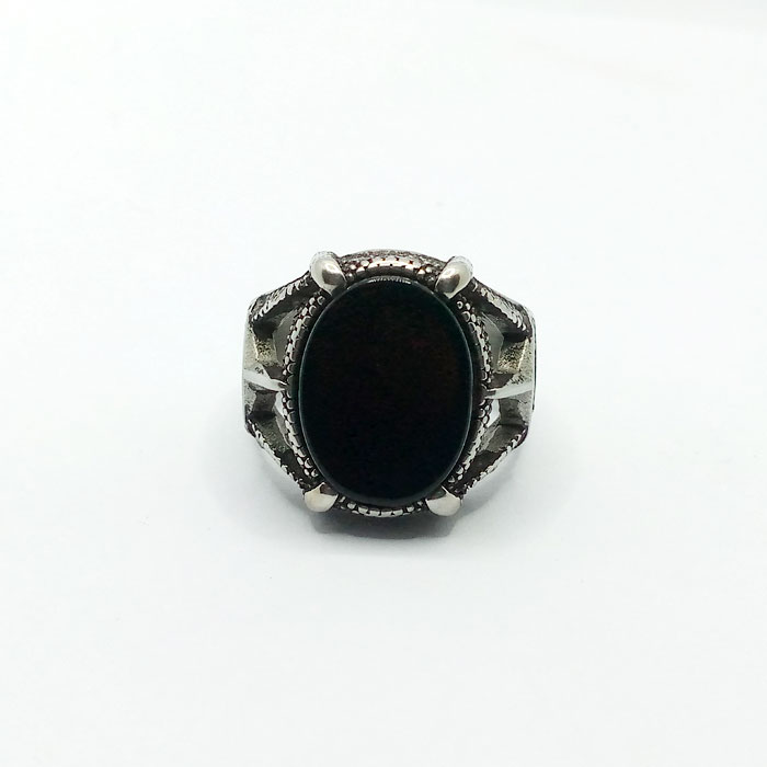 New Style Italian Silver Ring With Stone for Men