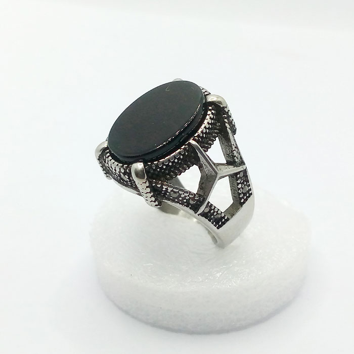 New Style Italian Silver Ring With Stone for Men