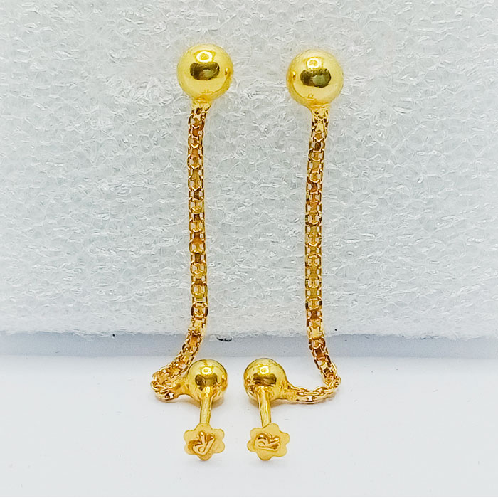 Gold Goli Tops With Chain