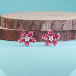 Flower Shaped Silver Tops