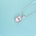 Rectangular Shaped Silver Pendent