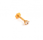 Elegant Gold Diamond Nose Pin